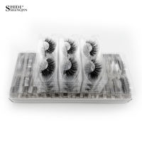 SHIDISHANGPIN 410คู่ Mink Eyelashes จำนวนมากขายส่งธรรมชาติยาวขนตาปลอม Extension 3d Lashes Book Fluffy Faux Cilios