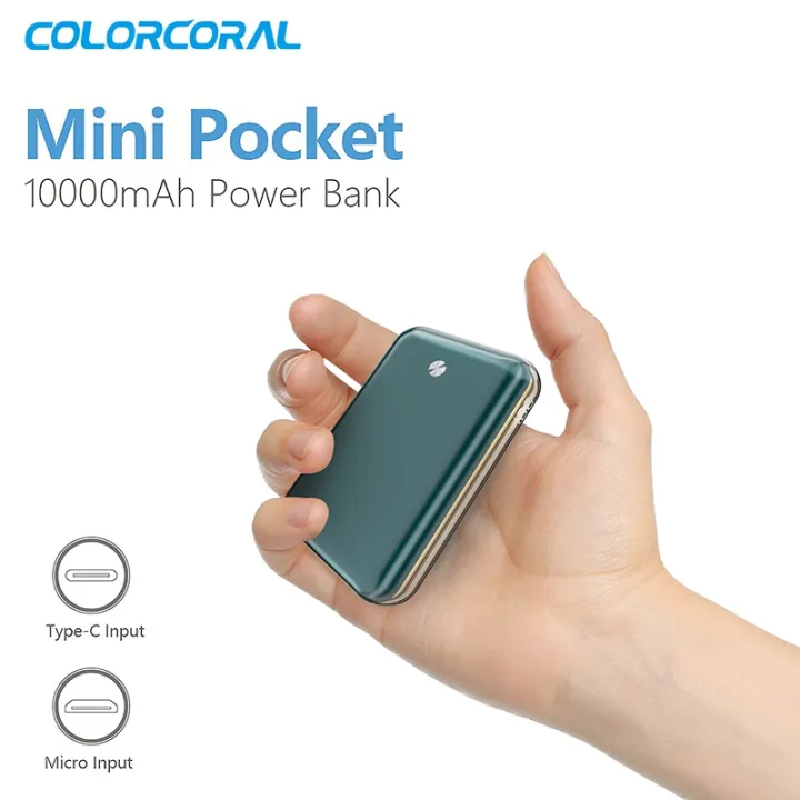 【Explosive style】ColorCoral Power bank 10000mAh Original Slim Compact