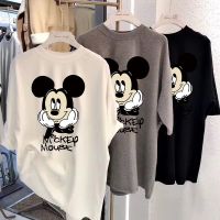 [COD] Cartoon short-sleeved t-shirt womens summer clothes 2021 new Korean version of ins trendy style bf loose half-sleeved chic top