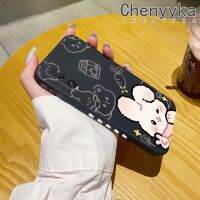 เคส Chenyyyka สำหรับออปโป้ไฟนด์ X2 Pro เคสลายการ์ตูนกระต่ายหวานสวยงามบางดีไซน์ใหม่เคสโทรศัพท์ป้องกันขอบสี่เหลี่ยมอ่อนเคสปลอกซิลิโคนกันกระแทก