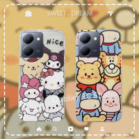 สปอตสินค้า เคสโทรศัพท์ VIVO Y36 Y55 Y75 Y01 Y15s Y15A T1 Pro 5G 4G เคส ลดราคาใหม่ร้อนออกแบบแฟชั่นดั้งเดิมการ์ตูนเสือ Hellokitty ซองนุ่มใส Case 2023