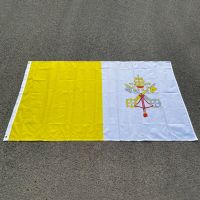 aerlxemrbrae flag The Vatican Flag Flag Christianity Cross Banner Church Pennant banner