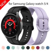 {zhiyun Watchshop}สายรัดสำหรับ Samsung Galaxy Watch 5 Pro 45มม./5/4 44มม. 40มม. ซิลิโคนกีฬาสร้อยข้อมือ Smartwatch Galaxy Watch 4คลาสสิก46มม. 42มม. วง