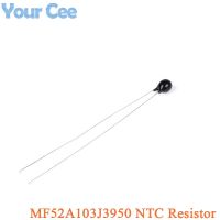 【DT】hot！ 20Pcs Thermistor NTC MF52 103 3950 10K ohm MF52A103J3950 MF52A103F3950 B Value 3950k 1  3  5  Thermal Resistor Resistance