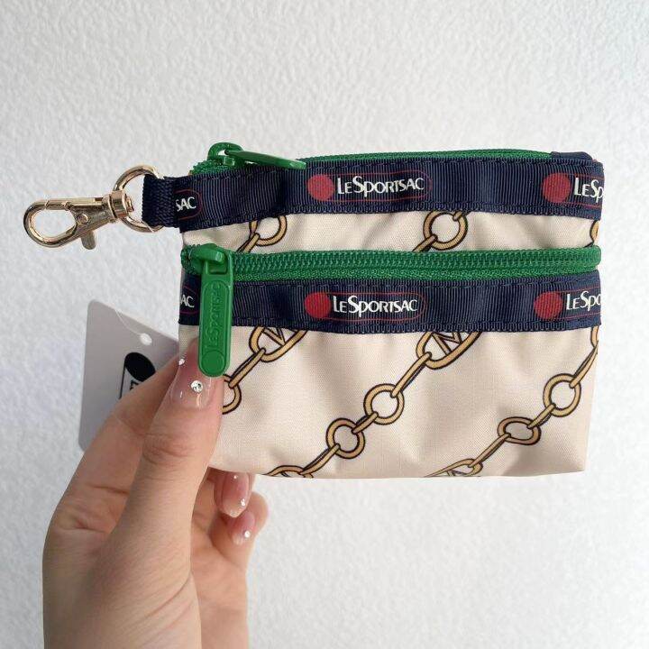 luxbao-กระเป๋าเบ็ดขนาดเล็กการ์ดแบบลำลอง-dompet-koin-สองลิปสติกชั้น3394อาหารนักเรียน