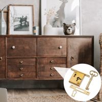 Cabinet Lock Drawers For Desk: Cabinet Cupboard Jewelry Box Furniture Lock Decorative Locks Case Box Locks with Key