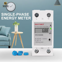 Multifunction Smart Single-Phase Energy Meter WiFi/APP-Control Electric Consumption Smart Energy Meter 5-60A 230V