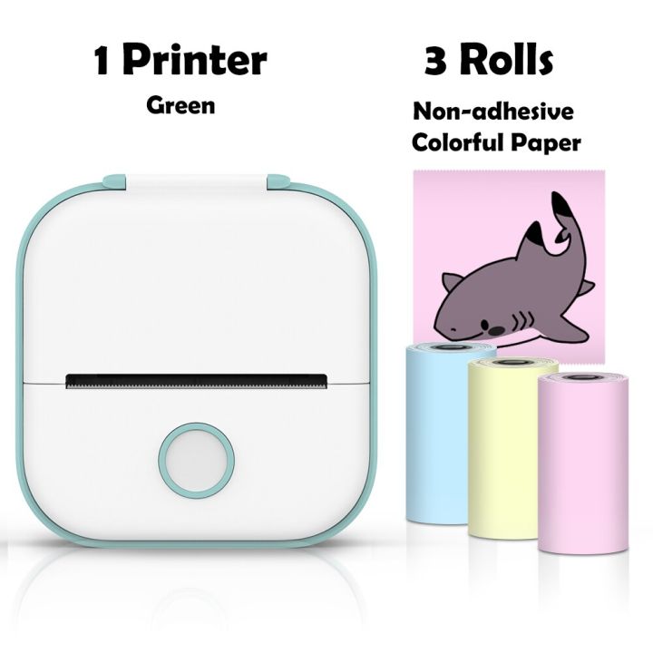 Phomemo T02 Mini Printer Portable Printer Thermal Printing Sticker Wireless Inkless Pocket 9835