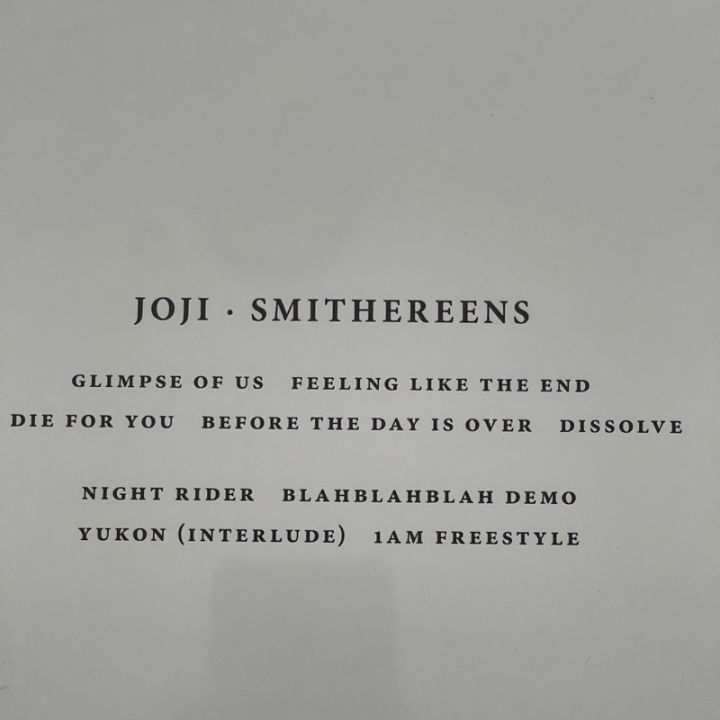 แผ่นเสียง-joji-smithereens-vinyl-lp-album-แผ่นเสียงมือหนึ่ง-ซีล