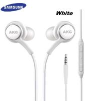 【White】For Samsung AKG 3.5มิลลิเมตรหูฟังมีสายพร้อมไมโครโฟนหูฟังสำหรับ Galaxy S10 S9 S8