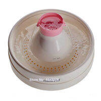 3L Clearance Price Only 4 Piece Dog Water Feeder Fountain Round Shape Plastic Cat Drinker Bowl