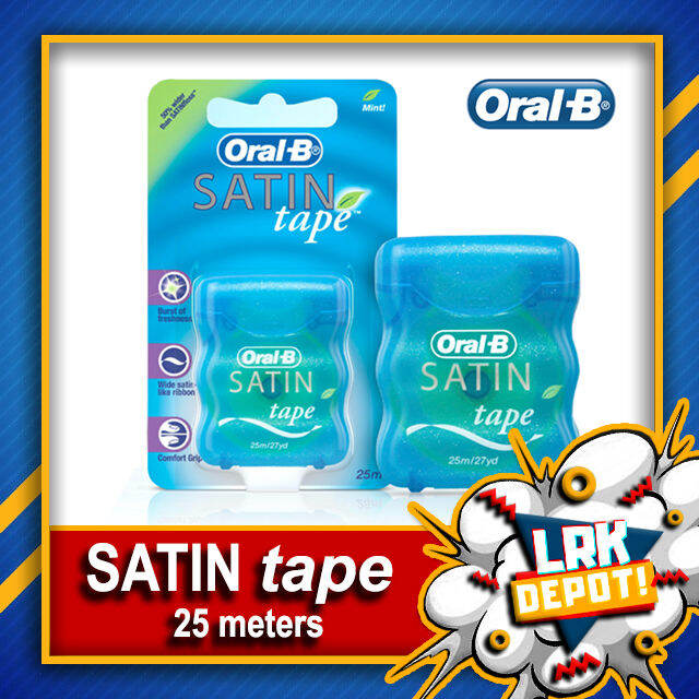 Oral B Satin TAPE Mint Dental Floss 25m Oral-B | Lazada PH