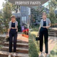 Perfect pants กางเกงใส่ทำงาน กางเกงขา9ส่วน⛔ไซส์S-XXL กางเกงขากระบอกเล็ก เอวสูง กางเกงXXL กางเกงผญ กางเกงเอวสูง ผญ กางเกงขายาวผญ กางเกงผ้า