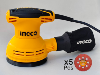 INGCO RS3208 เครื่องขัดกระดาษทราย เครื่องขัดกระดาษทรายกลม แบบสั่น 320W