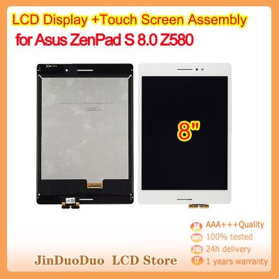 8นิ้วแท็บเล็ตสำหรับ Asus Zenpad S 8.0 Z580 Z580C Z580CA 27มม. P01MA 23มม. P01M จอแสดงผล LCD แบบสัมผัสหน้าจอคอมโบกระจกกันรอยดิจิตอล