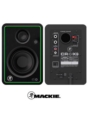 Mackie  CR4-XBT ลำโพงมอมิเตอร์ 50 วัตต์ ลำโพงสตูดิโอ คุณภาพเสียงระดับสตูดิโอ รองรับทุกย่านเสียง ต่อหูฟังได้ ต่อบลูทูธได้ ใช้งานได้ทั้ง PC, Smartpho