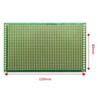 【YF】﹍  1 Pcs 8x12cm Single-sided Prototype Printed Circuit Experiment Board Soldering PCB Suitable for