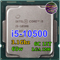 ซีพียู CPU Intel Core i5 10500 6คอ 12เทรด 65W LGA 1200 ฟรีซิลิโคน1ซอง i5 10500