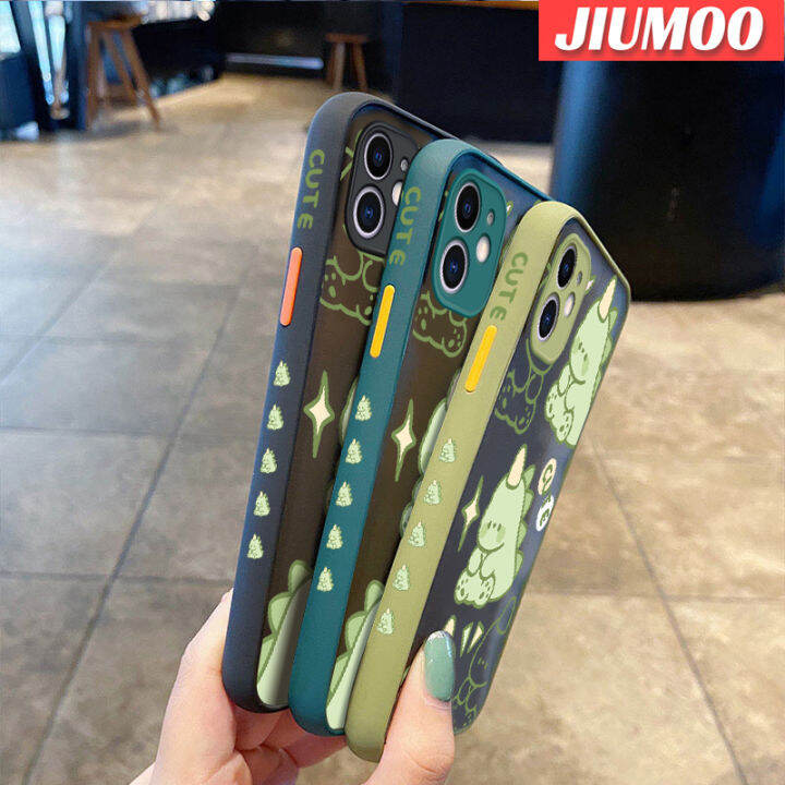 เคส-jiumoo-สำหรับ-xiaomi-redmi-8-8a-8a-pro-เคสลายการ์ตูนไดโนเสาร์เนื้อแข็งกันกระแทกลายขอบซิลิโคนเคสนิ่มใส่โทรศัพท์คลุมทั้งหมดเคสป้องกันเลนส์กล้อง