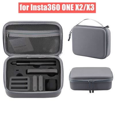 กระเป๋าเก็บของสำหรับ Insta360หนึ่ง X2/X3กระเป๋าถือแบบพกพาป้องกันการชนเคสพกพากล้องพาโนรามาอุปกรณ์เสริม