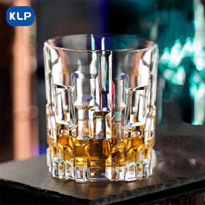 【CW】℗  KLP Vine Woven Glass Cup Ins Embossed Juice Cold Drink Wine
