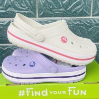 ☭รองเท้าแตะ Crocs พื้นหนา น่ารัก สําหรับผู้หญิง [11016]