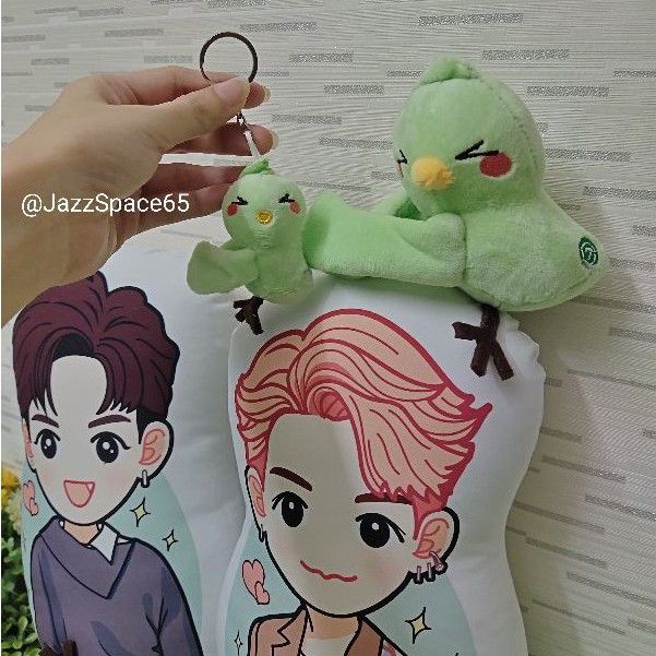 ตุ๊กตานกเขียว-ตุ๊กตานก-got7-hug-bird-บริการเก็บเงินปลายทาง