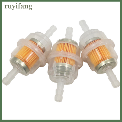 ruyifang 5pcs Universal Inline Gas/Fuel FILTER อุปกรณ์เสริมสำหรับรถจักรยานยนต์ถ้วยกรองน้ำมันเบนซินพร้อมองค์ประกอบกรองสกู๊ตเตอร์ off-road ยานพาหนะ ATV Auto Accessories Oil FILT