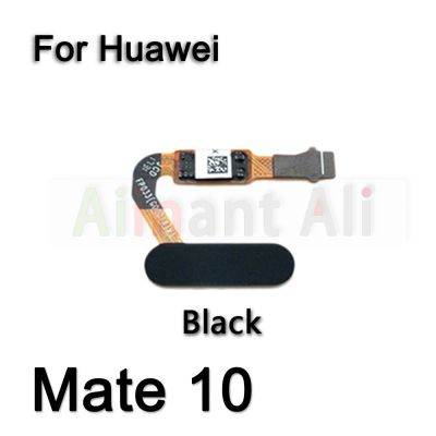 ริบบิ้นเซ็นเซอร์ตรวจสอบลายนิ้วมือสายยืดหยุ่นเครื่องสแกน ID สัมผัสสำหรับ Huawei Mate 10 Lite Pro ปุ่มโฮมเดิมเชื่อมต่อด้วยกุญแจ