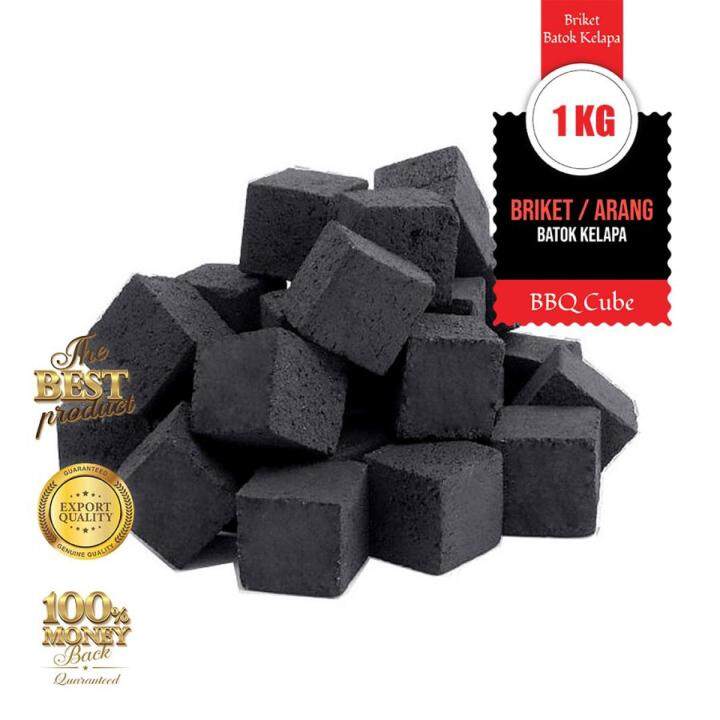 Arang Briket Charcoal Batok Kelapa Bbq Cube Export Quality Kg Kg Lazada Indonesia