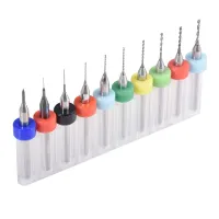 10Pcs/set 0.3-1.2mm 0.1-1.0mm PCB Print Circuit Board Carbide Mini Drill Bit Tungsten Steel CNC Micro Drill Bits Machine Bit Drills  Drivers