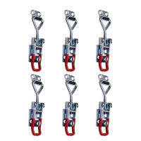 6pcs Lock Latch Catch Anti Rust Practical Indoor Outdoor Hold Capacity 100kg Cabinet Door Household Metal Lever Toggle Clamp