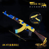 CS-GO เกมปริมณฑล AK47 โฮโลแกรมดับอาวุธรุ่นโลหะทั้งหมดงานฝีมือเครื่องประดับ