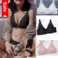 SALE ชุดชั้นในผู้หญิง  สาววัยรุ่น BRA SET เสื้อใน ยกทรง ชุดชั้นในสตรี ใส่สบาย ลายสีพื้น cotton Bra สไตล์ Sabina