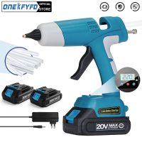 【LZ】♘►♦  Household Electric Hot Melt Glue Machine Cordless Lithium Glue Extrusão Ferramenta para Makita Bateria Glue Stick 5PCs 11mm de diâmetro