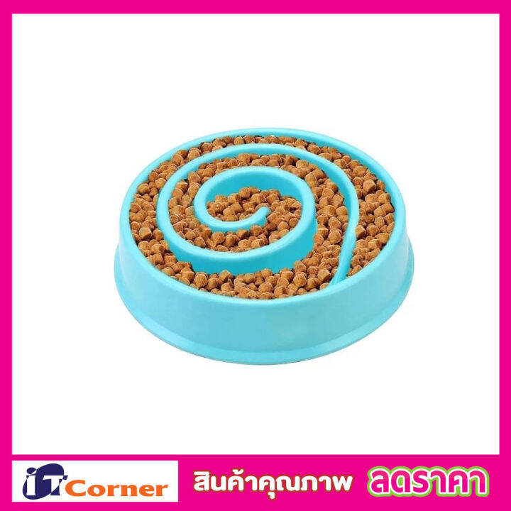 ชามให้อาหารหมา-ชามอาหารสัตว์เลี้ยง-pet-food-bowl-แมว-ชามข้าวแมว-pet-food-bowl-ชามให้อาหาร-ชามให้อาหารแมว-ขนาด-20cm-คละสี