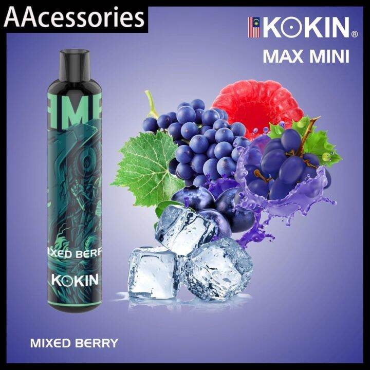 KOKIN Disposable Puff Up to 1500 Puffs Disposable Vape Pod 5 Salt NIC ...