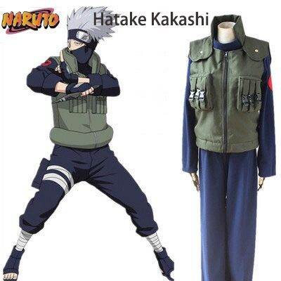 Naruto Cosplay Hatake Kakashi Costume New