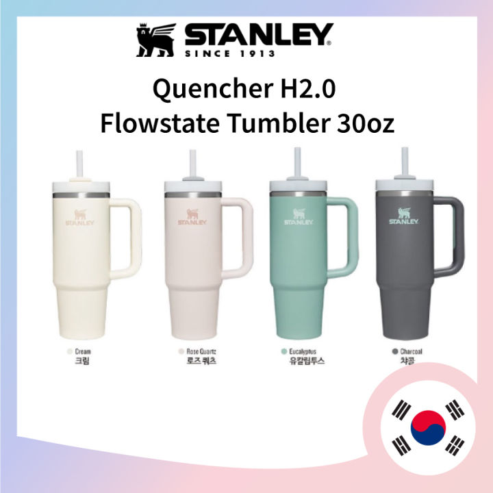 NWT Stanley 30oz. Rose Quartz & 30oz. Cream Quencher H2.0 FlowState Tumblers