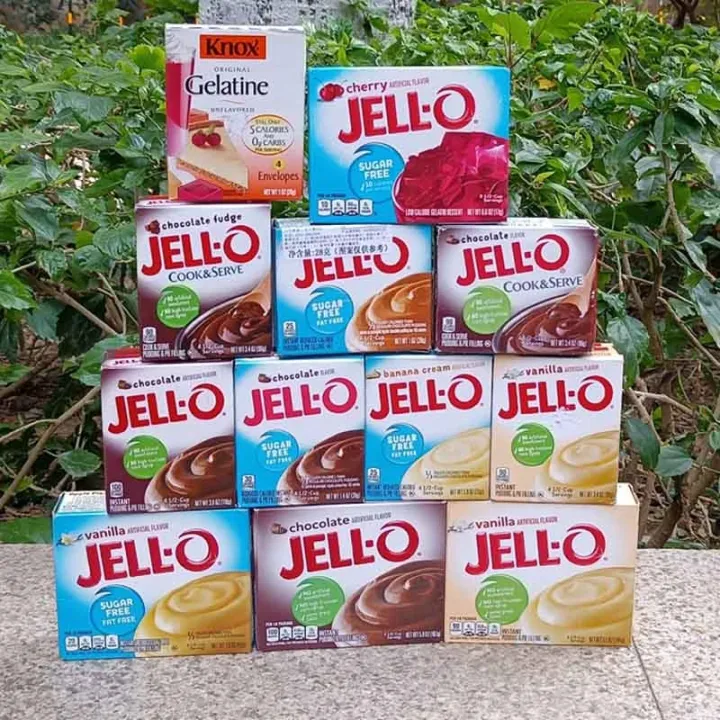 free Jello pudding mix the vanilla chocolate fruit powder with Lazada PH
