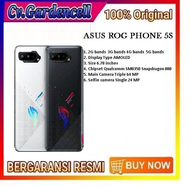 ASUS ROG PHONE 5S RAM 12/256GB GARANSI RESMI | Lazada Indonesia