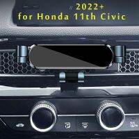 ที่วางโทรศัพท์ในรถสำหรับ Honda Civic 11Th 2022ตัวยึดแต่งรถ GPS St อุปกรณ์เสริมสนับสนุนโทรศัพท์มือถือหมุนได้