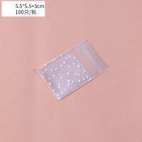 100 100 candies and cookies in self-adhesive plastic bags Cookie Baking Bag Nougat Goodie Bag