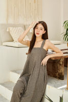 Teddy long jumpsuit - Brown color | 20260