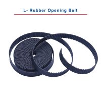 ◐ High Quality 1 meter L type-Opening Timing Belt Rubber Material Belt Width20/25 mm Black Synchronous Belt Teeth Pitch 9.525 mm