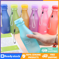 Ready stock candy color water bottle party cup matte fall resistant bottle drink drop water cup sports bottle for travel botol air shaker bottle OUA78