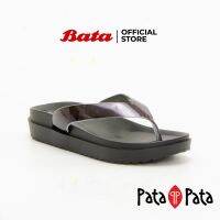 Bata PataPata Girls Thong Sandals รองเท้าเล่นน้ำสงกรานต์ รองเท้าแตะลุยน้ำสงกรานต์ แบบหนีบ สำหรับผู้หญิง รุ่น Molla สีดำ 5716415