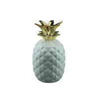 [COD] Factory wholesale electroplating pineapple ceramic flower arrangement home decoration vase can add