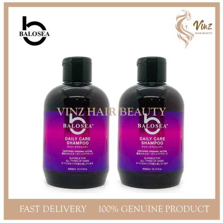 Balosea Organic Daily Care Shampoo 300ml x2 Lazada