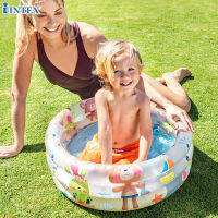 INTEX สระน้ำ สระน้ำเป่าลม สระน้ำกลม 3 ชั้น Beach Buddies 3-Ring Inflatable Kiddie Pool รุ่น 57106